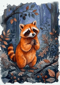 stampAI-little raccoon-B64TP6
