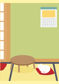 Cat in a room on LY