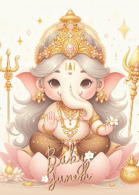 BABY GANESH : SUCCESS & WISDOM (Brown)