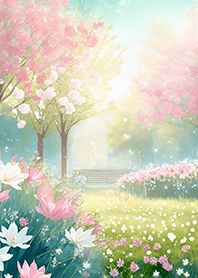 優美な春の風景の着せかえ(Spring-783)