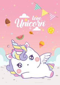 Unicorns Love Kawaii Pink