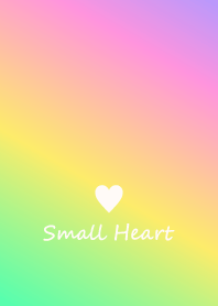 Small Heart *Green+Yellow+Pink 2*