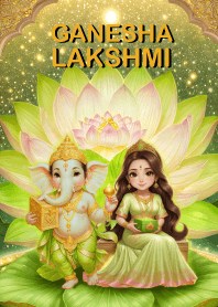 พระพิฆเนศ-พระแม่ลักษมี:ถูกหวย,ร่ำรวย