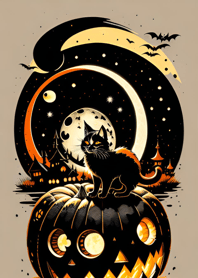 halloween cat DFe588