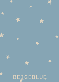 Blue beige and stars