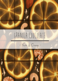 Granola Chocolate -nats & orange-