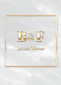 [ B&F ] Initial Theme  Gold Gray