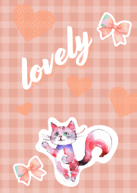 Naughty cats3 on pink & blue