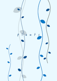 simple plants (blue)