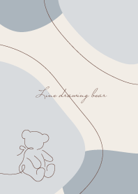 Line drawing bear_09