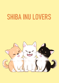 Shiba inu lovers (Yellow)