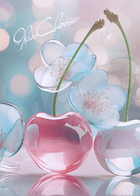 purple Cherries and flowers 05_2