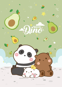 หมี3ตัว&น้องเป็ด เลิฟอาโวคาโด คิ้วๆ