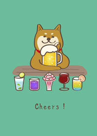 可愛的阿柴酒吧！(薄荷綠色)