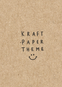 Kraft paper & brown. Adults are cute.
