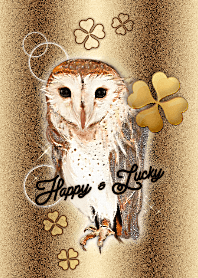 Lucky Up*Happy&Lucky Barn Owl !