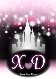 X&D-Initial-Snow Castle-Baby pink