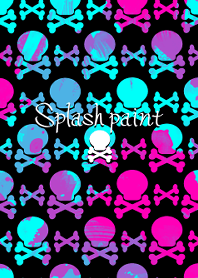 Splash paint skull -Cool-