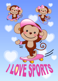 Smiling Little Monkey~I love sports !-2