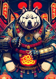 Samurai Anjing Ukiyo-e 8
