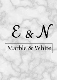 E&N-Marble&White-Initial