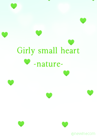 Girly small heart nature