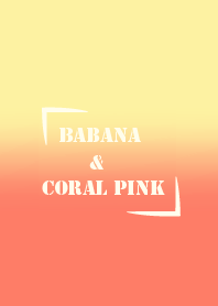 Banana & Coral Pink Theme