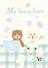 My honey bear with working day ;)