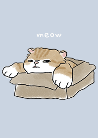 neko drawing2 / light slate blue