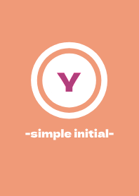 simple initial-Y- THEME 12