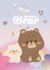 Brownie Bear Cloud Pastel