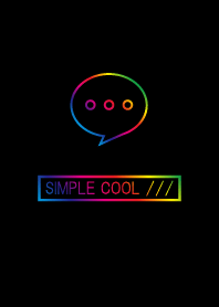 Simple Cool line Rainbow Theme