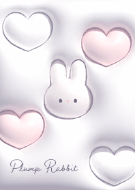 violet Fluffy rabbit and heart 04_1