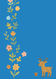 Nordic Animal05 on blue