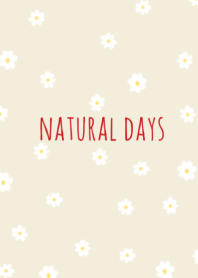 natural flower (beige red)