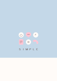 シンプル（beige blue)V.235