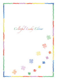Colorful Lucky Clover