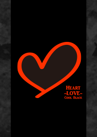 Heart -LOVE- Cool Black