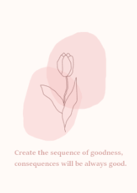 Delicate flower/ dustypink