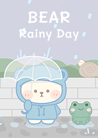 Bear on rainy day!!