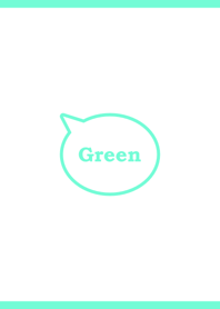 Simple White & Green No.1-4