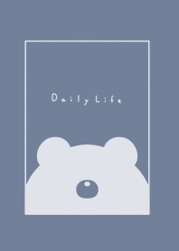 熊臉 : blue gray