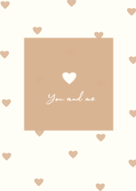 pattern_heart #yellow beige