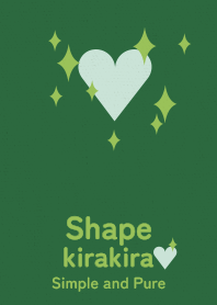kirakira heart mountain green
