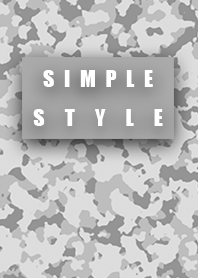 Simple style gray camouflage
