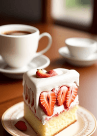 Coffee strawberry chocolate cake f5F412