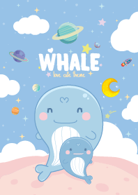 Whale Kawaii Galaxy Sky