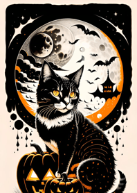 halloween cat 00728d