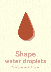 Shape water droplets rengairo