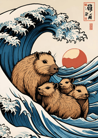 Ukiyo-e - Capybara E154b2